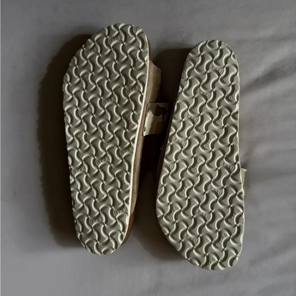 Birkenstock Kyoto Brown and Camouflage Sandals - Picture 2 of 2